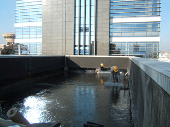 東莞長安花園高空作業